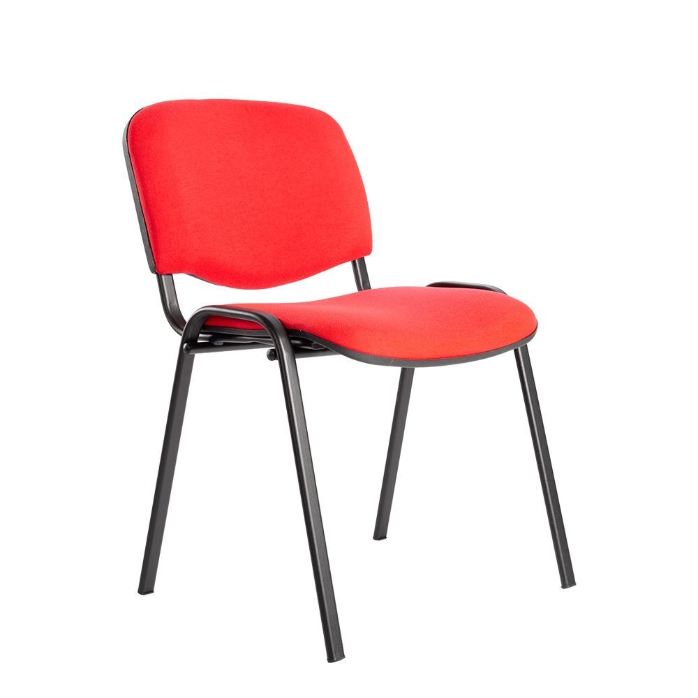 Produktbild Lüllmann Polsterstuhl 470/820 x 545 x 425 mm tiefschwarz rot