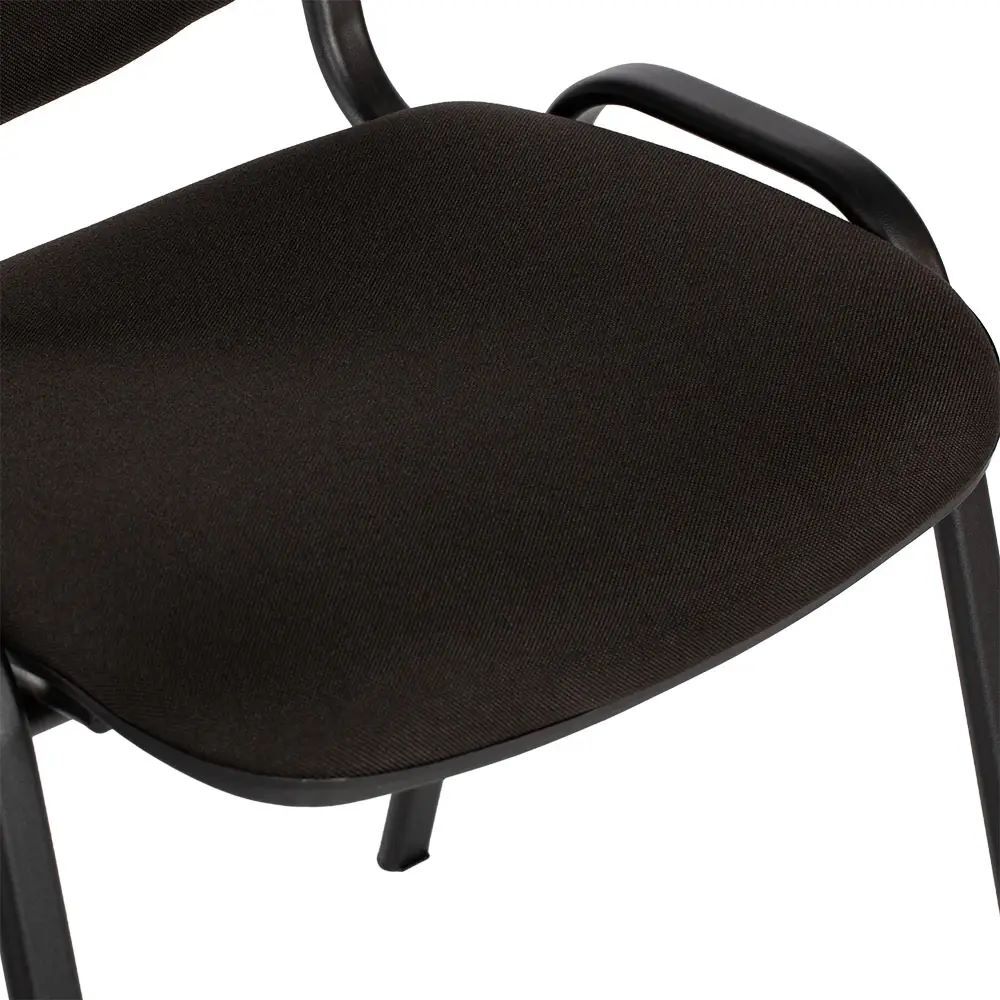 Produktbild Polsterstuhl, 470/820 x 545 x 425 mm, tiefschwarz/schwarz bild 3