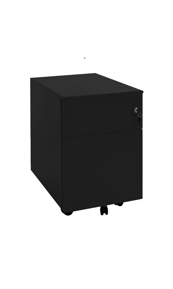 Lüllmann Rollcontainer 2 Schubladen mit Stifteschale 550 x 400 x 590 mm Produktbild Lüllmann Rollcontainer 2 Schubladen mit Stifteschale 550 x 400 x 590 mm bild 2