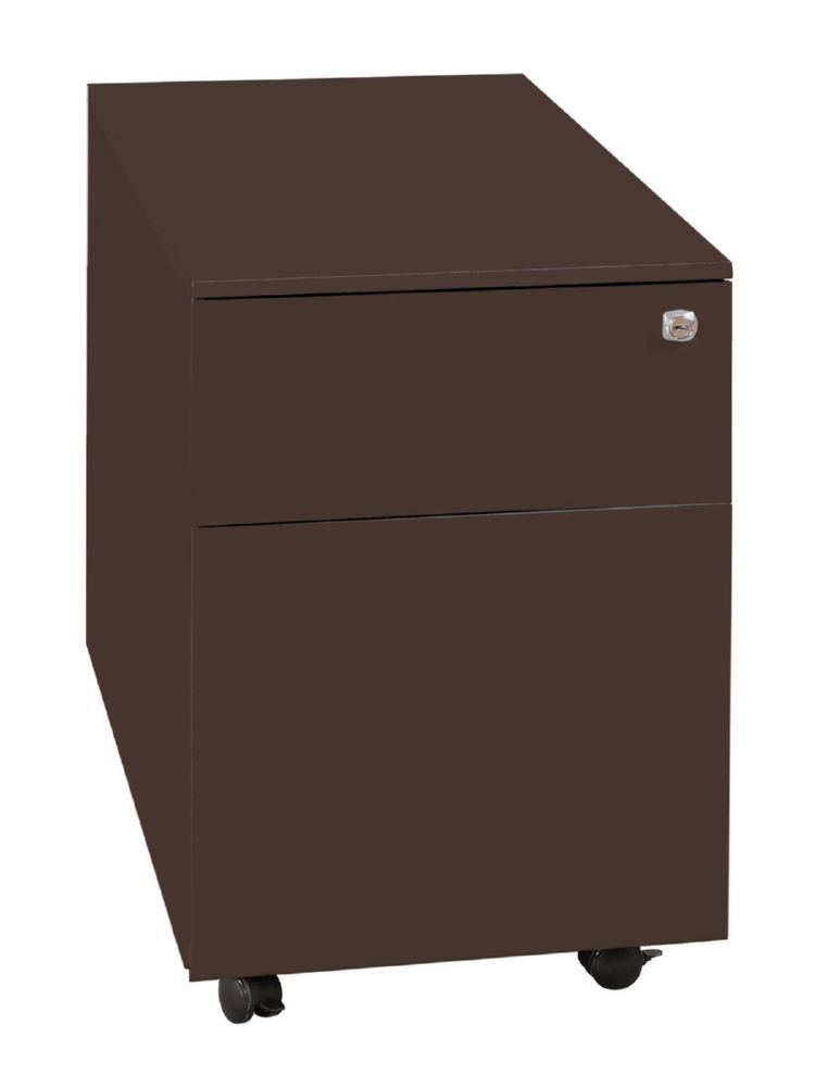 Lüllmann Rollcontainer 2 Schubladen 620 x 400 x 590 mm tiefschwarz Produktbild Lüllmann Rollcontainer 2 Schubladen 620 x 400 x 590 mm tiefschwarz