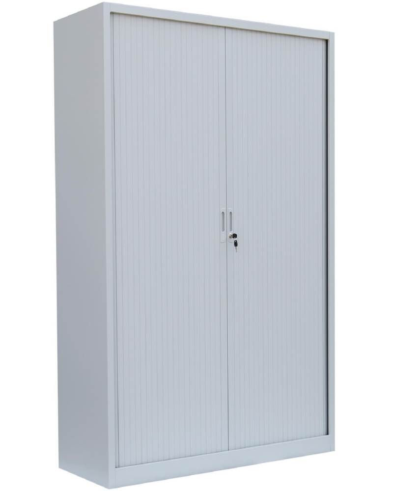 Lüllmann Rollladenschrank mit 4 Fachböden 1950 x 1200 x 457 mm in lichtgrau Produktbild Lüllmann Rollladenschrank mit 4 Fachböden 1950 x 1200 x 457 mm in lichtgrau