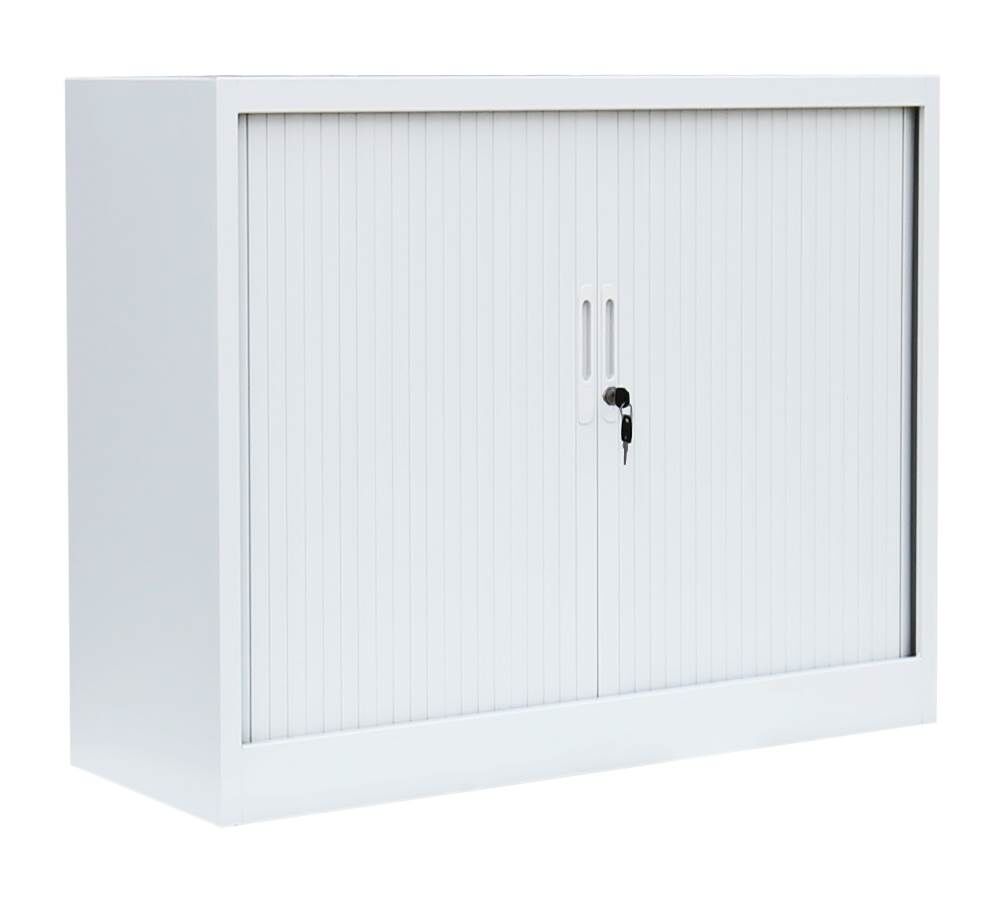 Lüllmann Rollladenschrank mit 1 Fachboden 750 x 1000 x 457 mm in signalweiß Produktbild Lüllmann Rollladenschrank mit 1 Fachboden 750 x 1000 x 457 mm in signalweiß