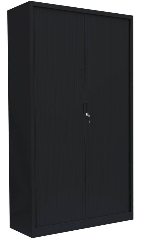 Lüllmann Rollladenschrank mit 4 Fachböden 1950 x 1000 x 457 mm in tief schwarz Produktbild Lüllmann Rollladenschrank mit 4 Fachböden 1950 x 1000 x 457 mm in tief schwarz
