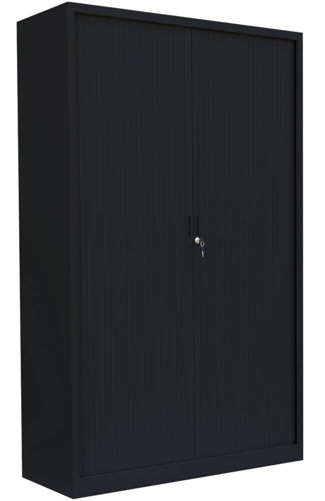 Lüllmann Rollladenschrank mit 4 Fachböden 1950 x 1200 x 457 mm in tief schwarz Produktbild Lüllmann Rollladenschrank mit 4 Fachböden 1950 x 1200 x 457 mm in tief schwarz