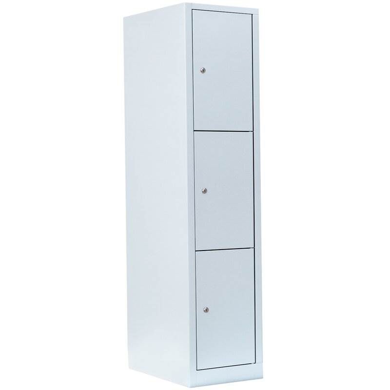 Lüllmann Schließfachschrank 1800 x 415 x 500 mm 1 Abteil 3 Fächer Produktbild Lüllmann Schließfachschrank 1800 x 415 x 500 mm 1 Abteil 3 Fächer