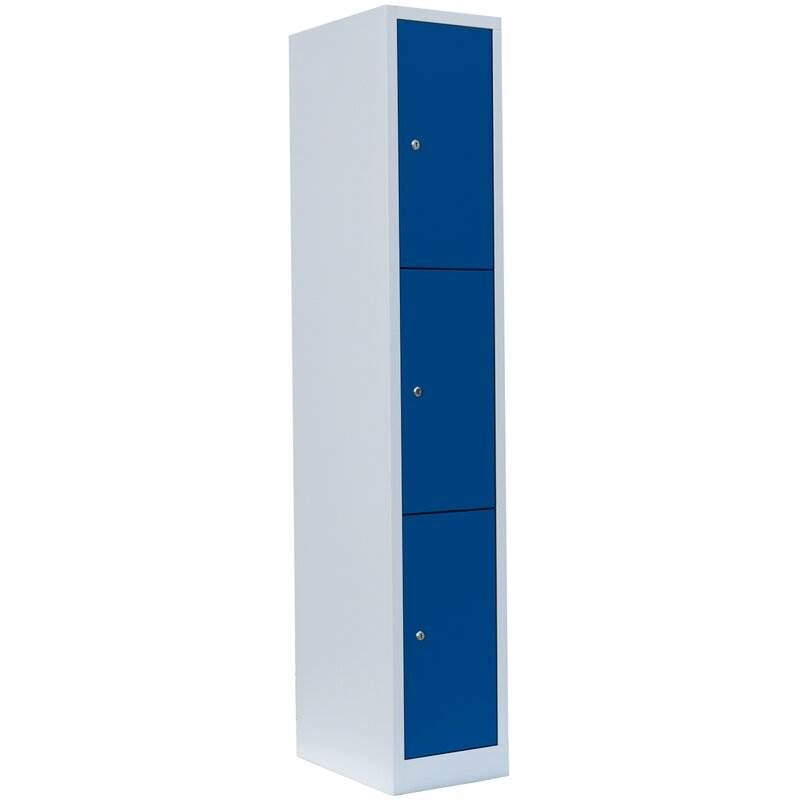 Lüllmann Schließfachschrank 1 Abteil 1800 x 315 x 500 mm 3 Fächer Produktbild Lüllmann Schließfachschrank 1 Abteil 1800 x 315 x 500 mm 3 Fächer