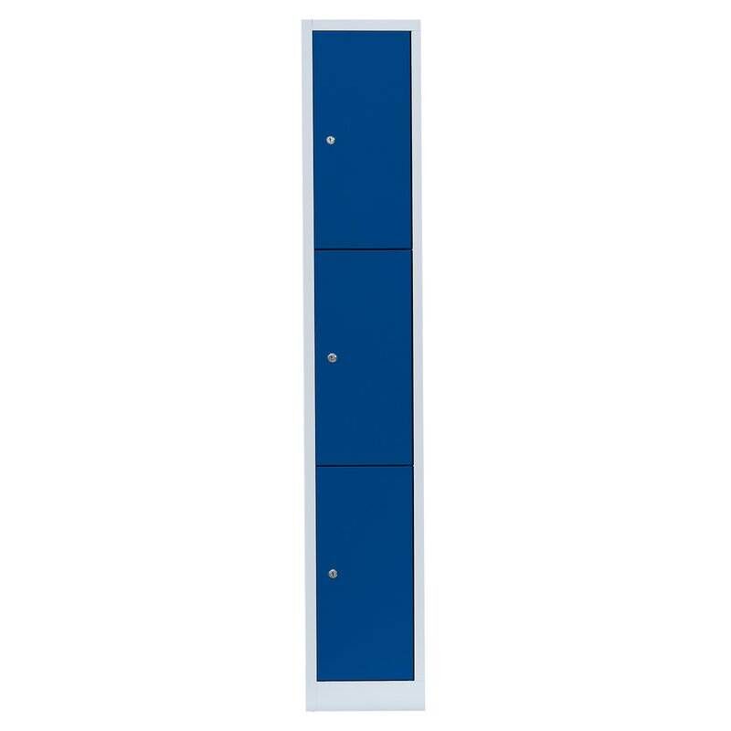 Lüllmann Schließfachschrank 1 Abteil 3 Fächer 1800 x 315 x 500 mm Produktbild Lüllmann Schließfachschrank 1 Abteil 3 Fächer 1800 x 315 x 500 mm bild 2