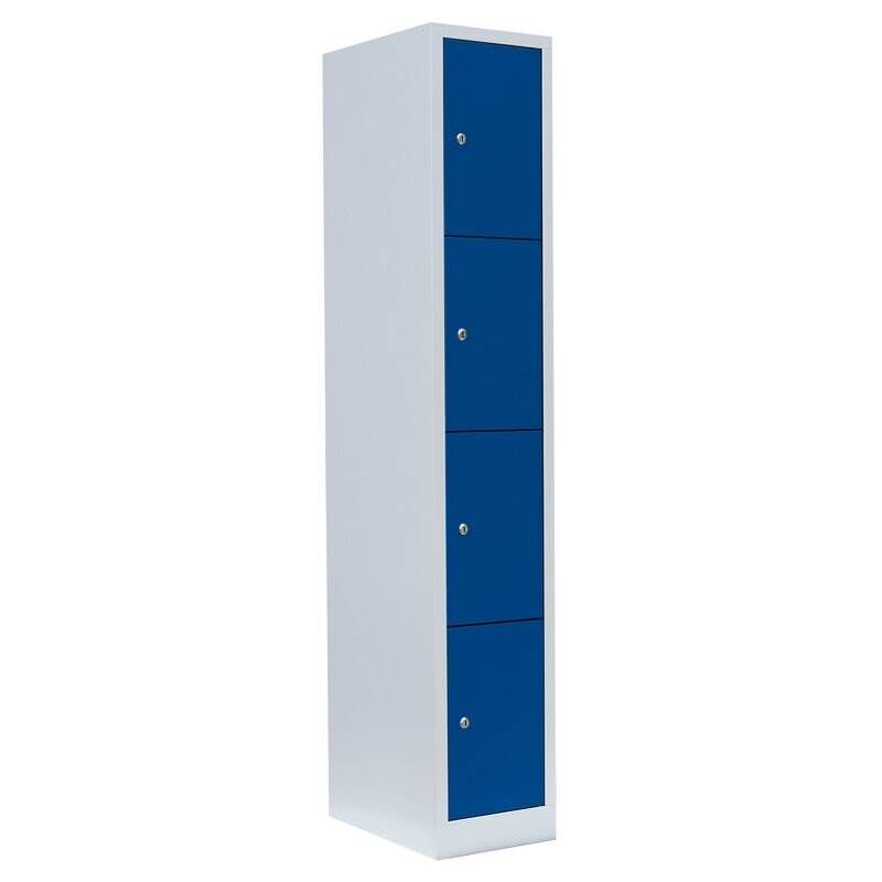 Lüllmann Schließfachschrank 1 Abteil 4 Fächer 1800 x 315 x 500 mm Produktbild Lüllmann Schließfachschrank 1 Abteil 4 Fächer 1800 x 315 x 500 mm