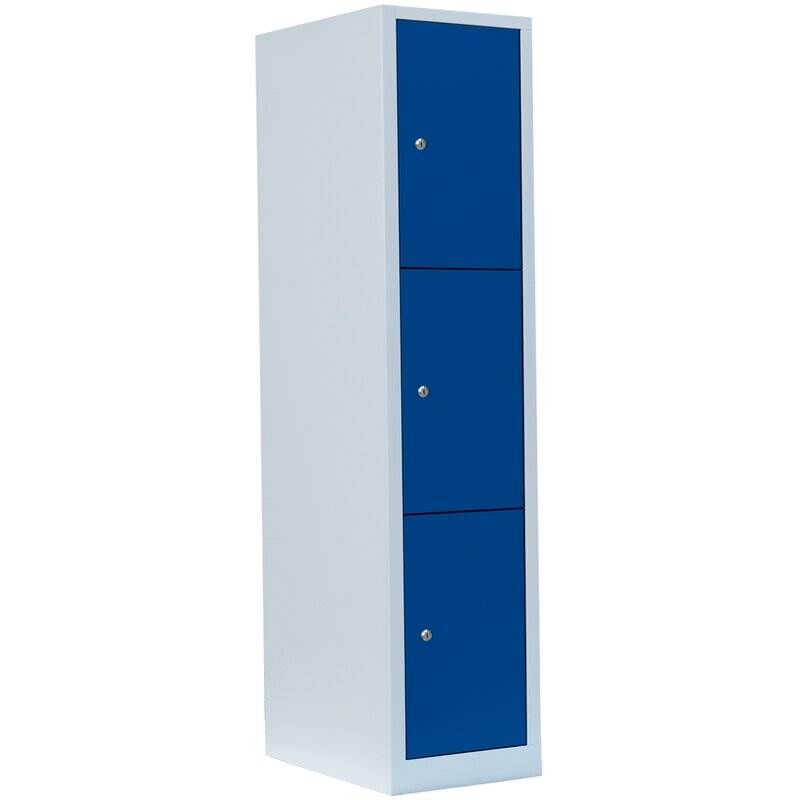 Lüllmann Schließfachschrank 1 Abteil 3 Fächer 1800 x 415 x 500 mm Produktbild Lüllmann Schließfachschrank 1 Abteil 3 Fächer 1800 x 415 x 500 mm
