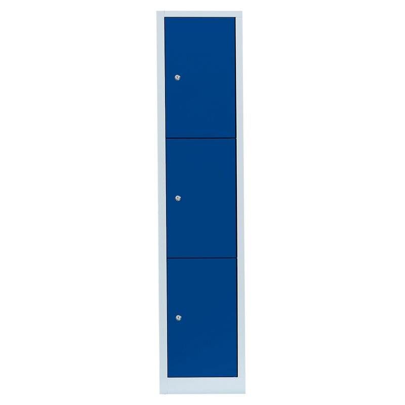 Lüllmann Schließfachschrank 1 Abteil 3 Fächer 1800 x 415 x 500 mm Produktbild Lüllmann Schließfachschrank 1 Abteil 3 Fächer 1800 x 415 x 500 mm bild 2