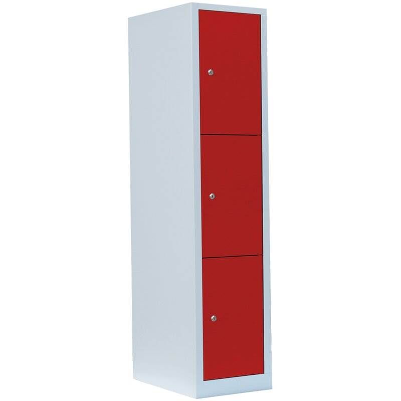 Lüllmann Schließfachschrank 1 Abteil 1800 x 415 x 500 mm 3 Fächer Produktbild Lüllmann Schließfachschrank 1 Abteil 1800 x 415 x 500 mm 3 Fächer