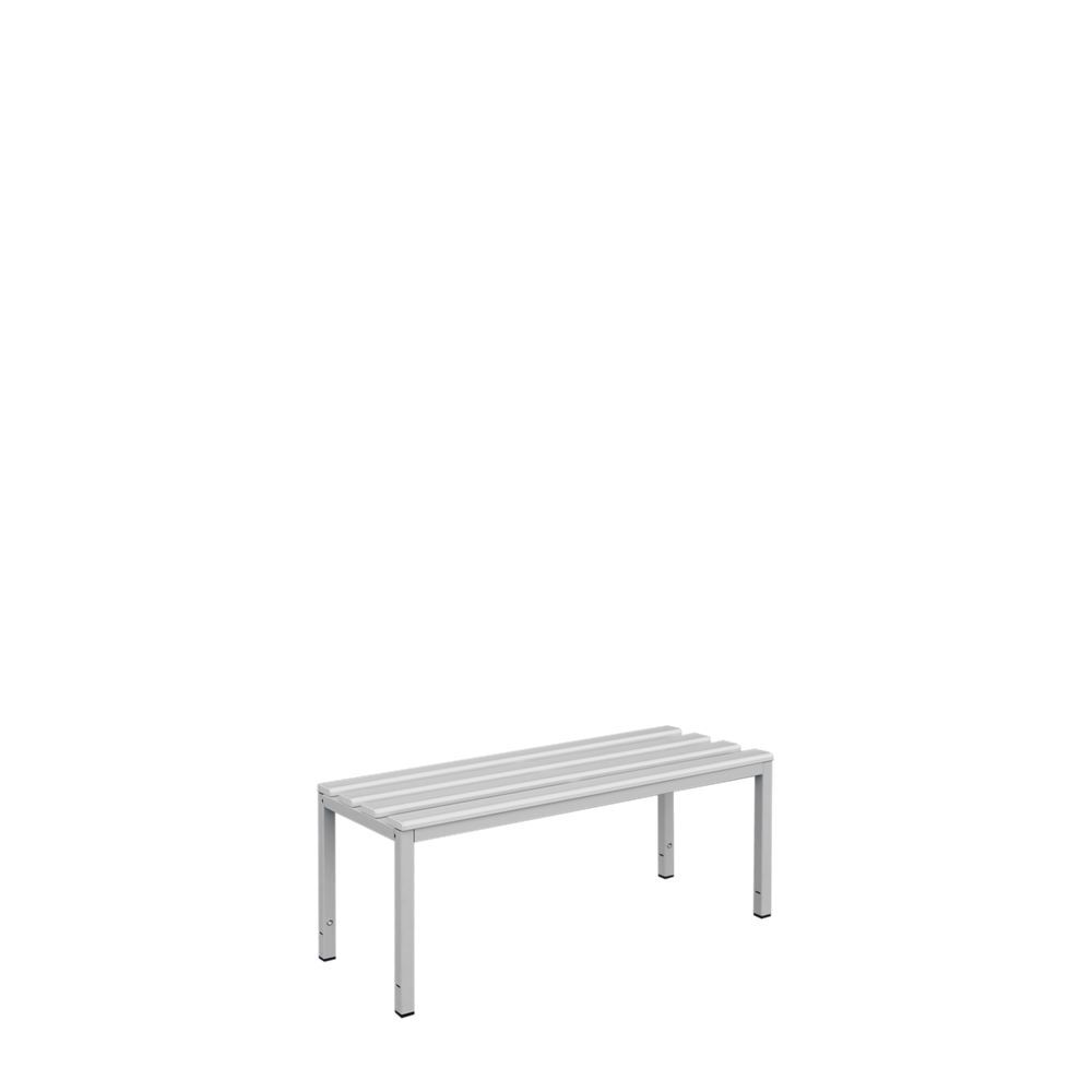 Produktbild Sitzbank, 400 x 1000 x 400 mm, lichtgrau bild 2