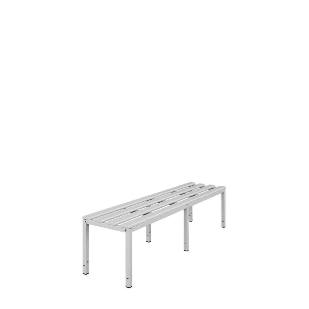 Produktbild Sitzbank, 400 x 1500 x 400 mm, lichtgrau bild 3