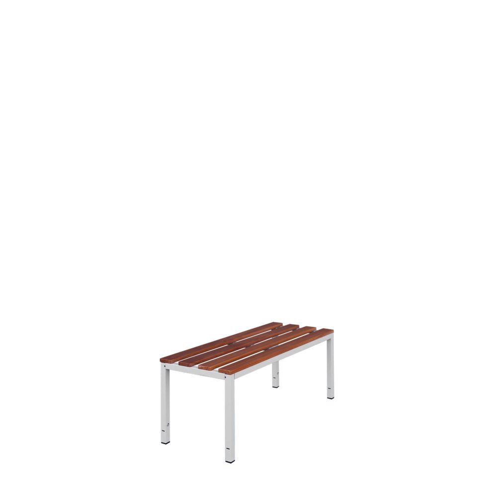 Produktbild Sitzbank, 400 x 1000 x 400 mm, lichtgrau/buche bild 3