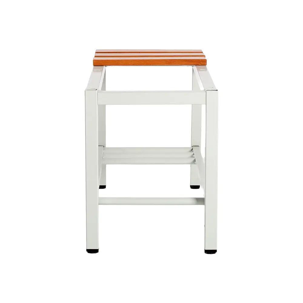Produktbild Sitzbankuntergestell mit Schuhrost, Sitzauflagen buche, 400 x 315 x 800 mm, lich bild 6