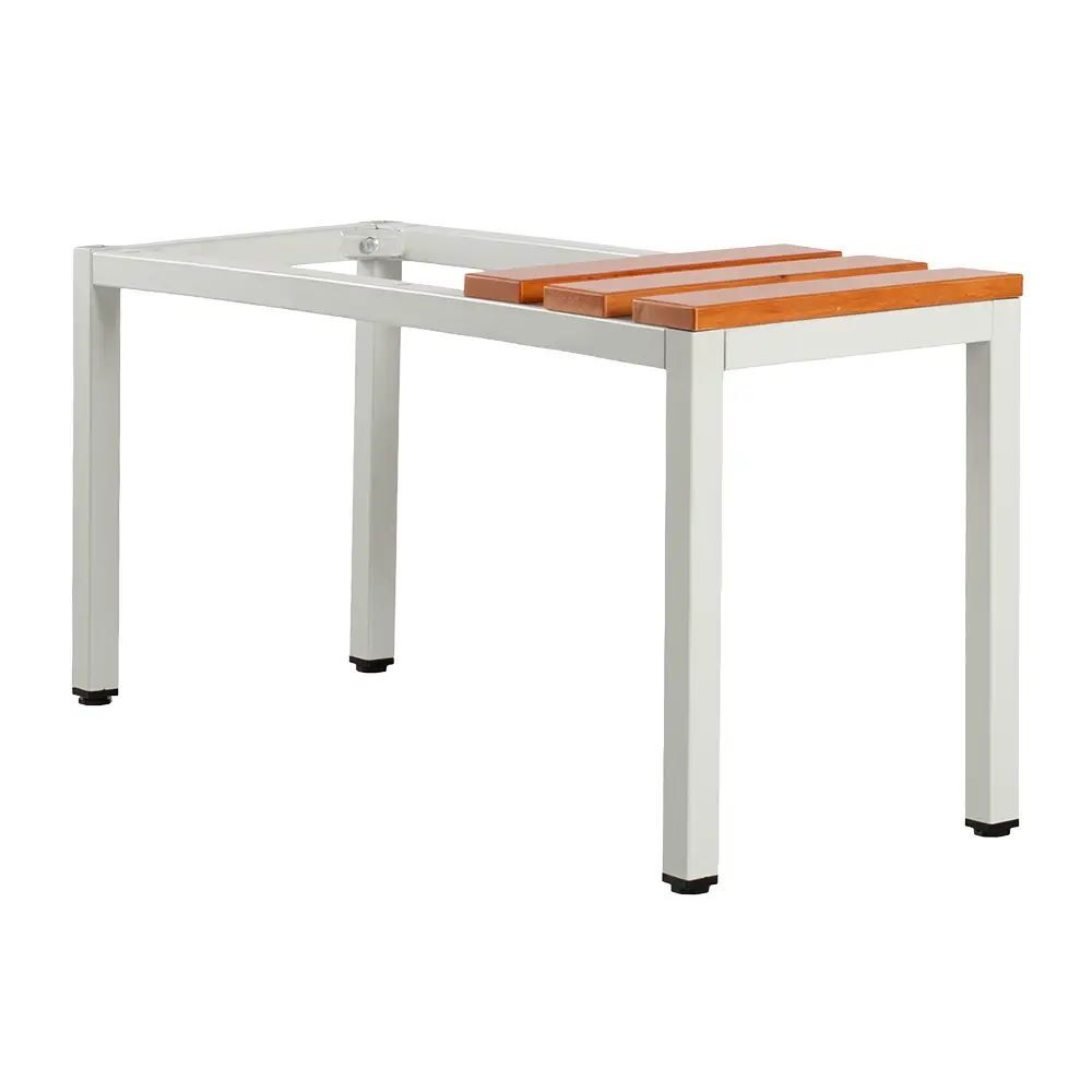 Produktbild Sitzbankuntergestell, Sitzauflagen buche, 400 x 315 x 800 mm, lichtgrau bild 2