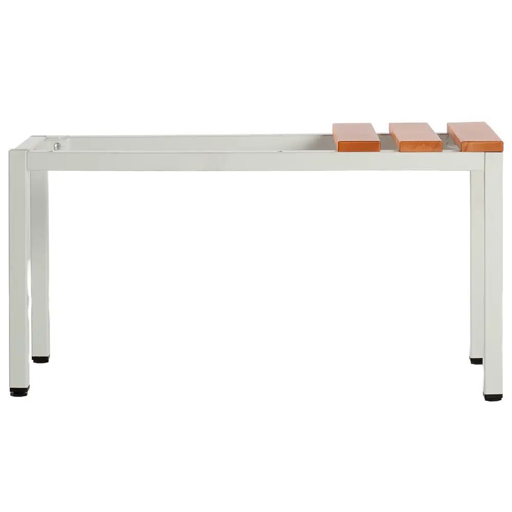 Produktbild Sitzbankuntergestell, Sitzauflagen buche, 400 x 315 x 800 mm, lichtgrau bild 3