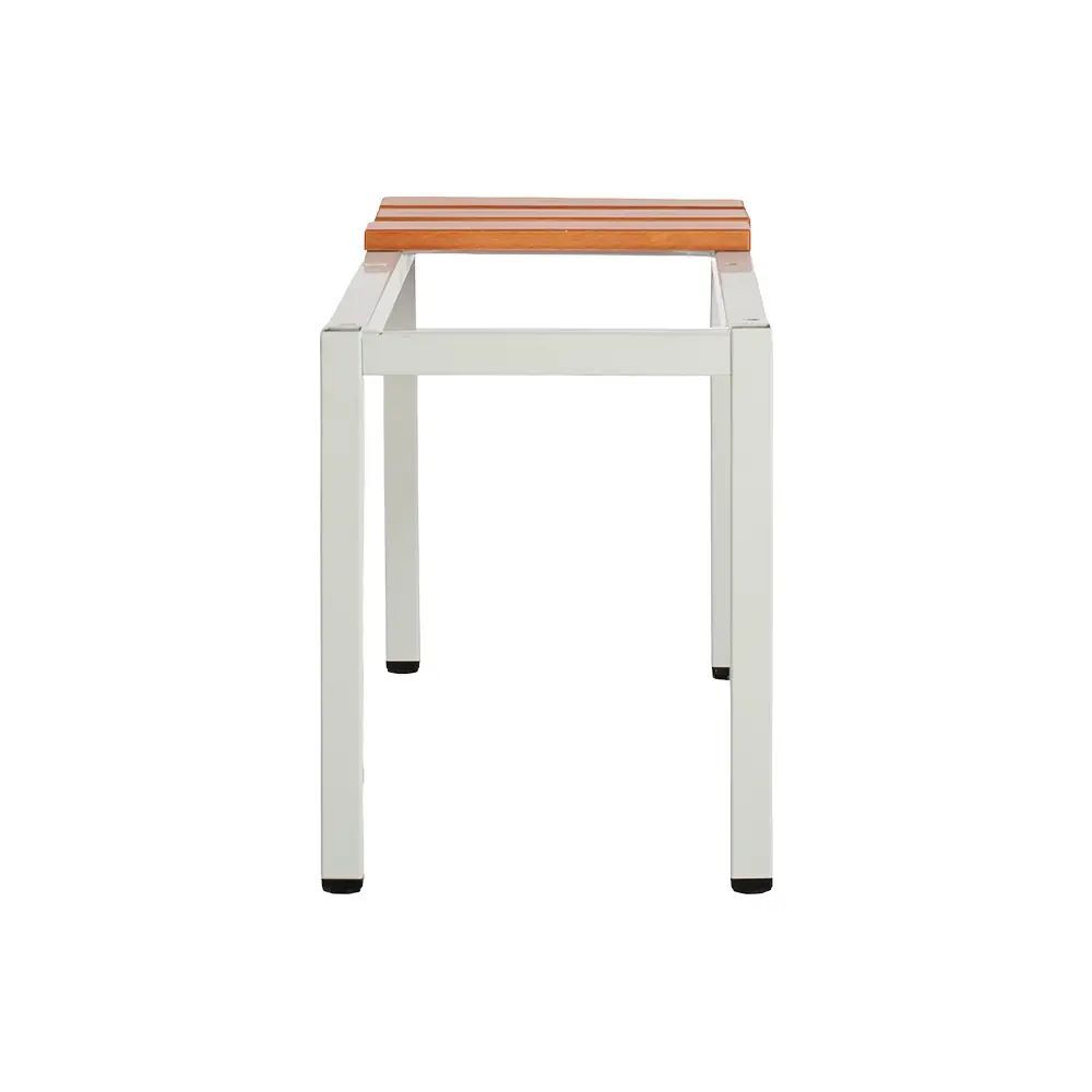 Produktbild Sitzbankuntergestell, Sitzauflagen buche, 400 x 315 x 800 mm, lichtgrau bild 6