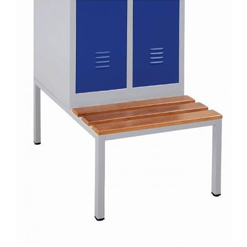 Produktbild Sitzbankuntergestell, Sitzauflagen buche, 400 x 1185 x 800 mm, lichtgrau bild 3
