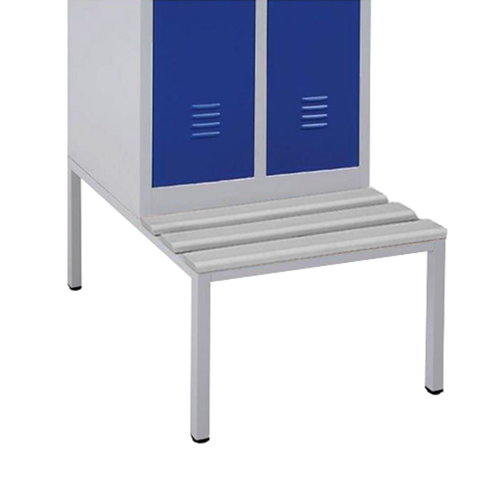 Produktbild Sitzbankuntergestell, Sitzauflagen PVC grau, 400 x 315 x 800 mm, lichtgrau bild 2