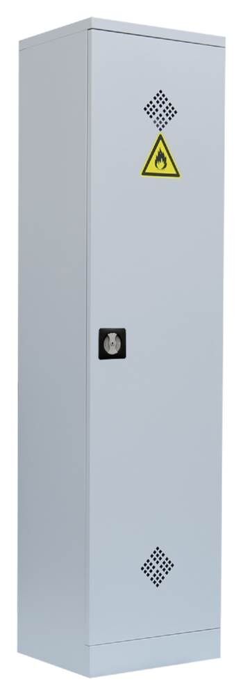 Lüllmann Umweltschrank 1 Tür 4 Wannenböden 1950 x 500 x 422 mm in lichtgrau Produktbild Lüllmann Umweltschrank 1 Tür 4 Wannenböden 1950 x 500 x 422 mm in lichtgrau