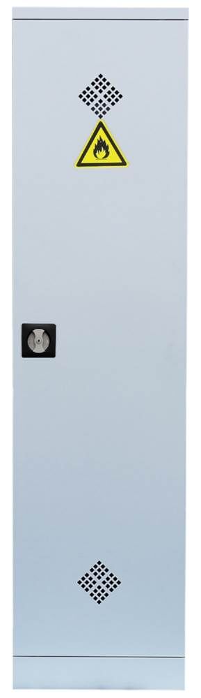 Lüllmann Umweltschrank 1 Tür 4 Wannenböden 1950 x 500 x 422 mm in lichtgrau Produktbild Lüllmann Umweltschrank 1 Tür 4 Wannenböden 1950 x 500 x 422 mm in lichtgrau bild 2