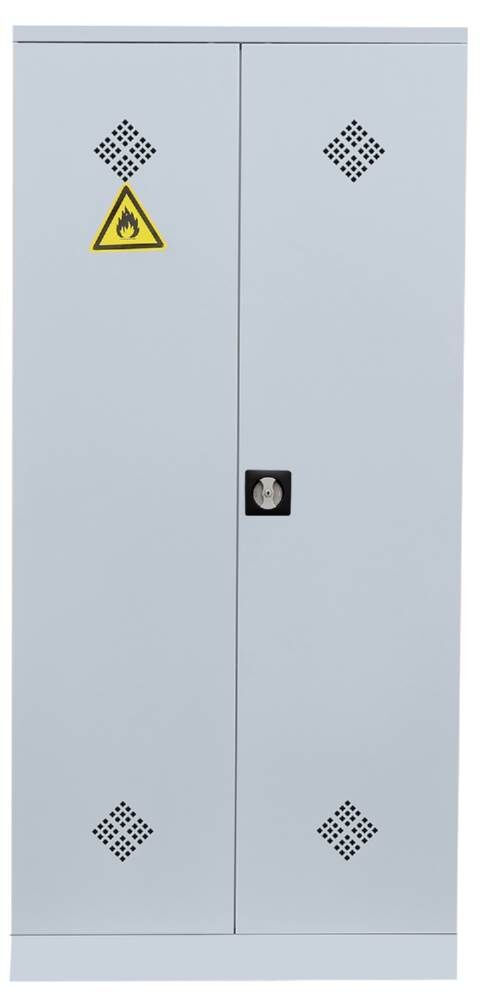 Lüllmann Umweltschrank 2 Türen 4 Wannenböden 1950 x 916 x 422 mm in lichtgrau Produktbild Lüllmann Umweltschrank 2 Türen 4 Wannenböden 1950 x 916 x 422 mm in lichtgrau bild 2