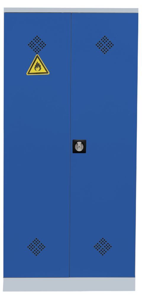 Lüllmann Umweltschrank m 2 Türen 4 Wannenböden 1950 x 916 x 422 mm lichtgrau anthrazit Produktbild Lüllmann Umweltschrank m 2 Türen 4 Wannenböden 1950 x 916 x 422 mm lichtgrau anthrazit