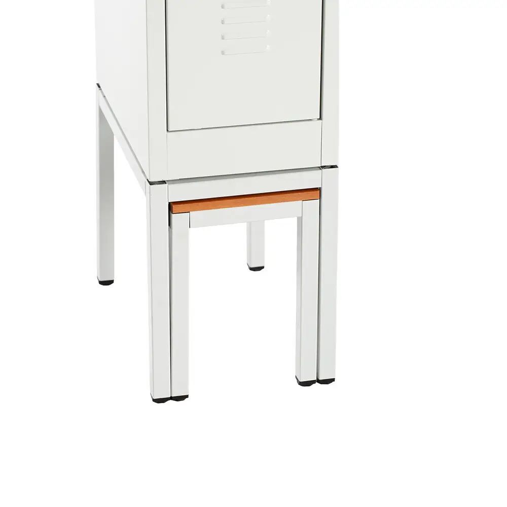 Produktbild Untergestell mit Sitzbankauszug, Sitzauflagen buche, 400 x 315 x 800 mm, lichtgr bild 2
