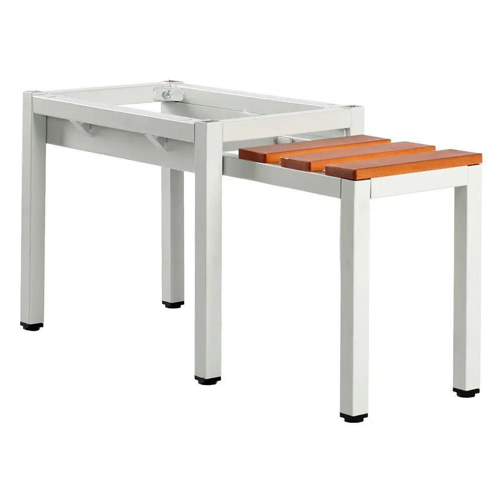 Produktbild Untergestell mit Sitzbankauszug, Sitzauflagen buche, 400 x 315 x 800 mm, lichtgr bild 4