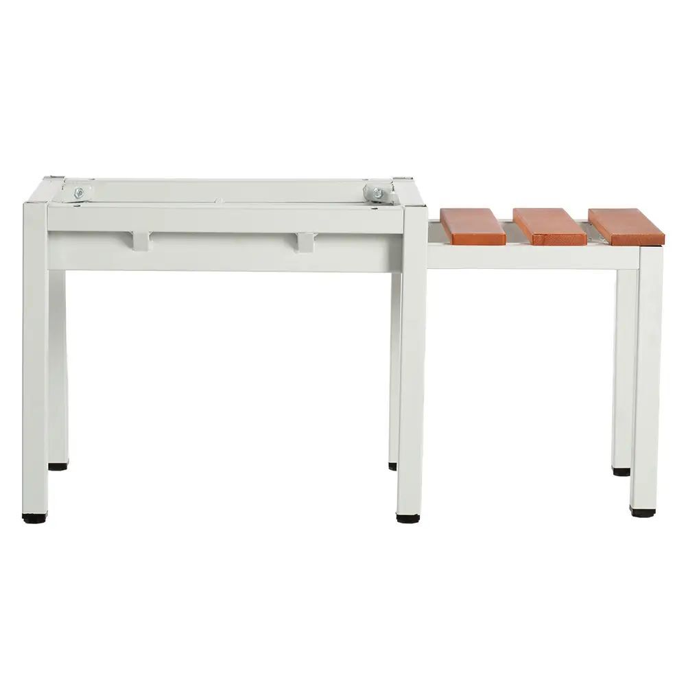 Produktbild Untergestell mit Sitzbankauszug, Sitzauflagen buche, 400 x 315 x 800 mm, lichtgr bild 6