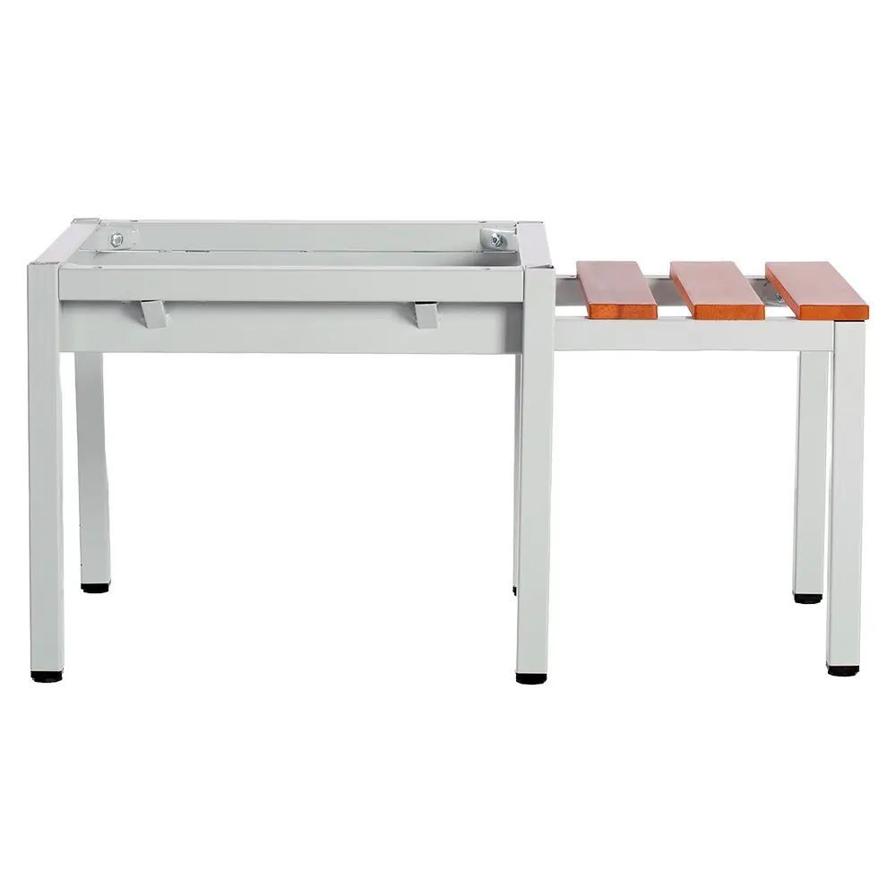 Produktbild Untergestell mit Sitzbankauszug, Sitzauflagen buche, 400 x 415 x 800 mm, lichtgr bild 4