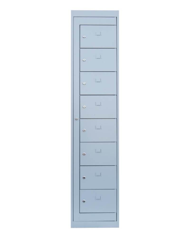 Lüllmann Verteilerschrank 1 Abteil 8 Fächer 1800 x 400 x 500 mm lichtgrau Produktbild Lüllmann Verteilerschrank 1 Abteil 8 Fächer 1800 x 400 x 500 mm lichtgrau bild 5