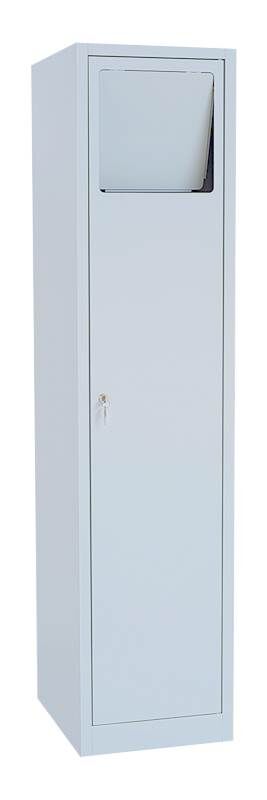 Lüllmann Wäschesammelschrank 1800 x 600 x 500 mm in lichtgrau Produktbild Lüllmann Wäschesammelschrank 1800 x 600 x 500 mm in lichtgrau