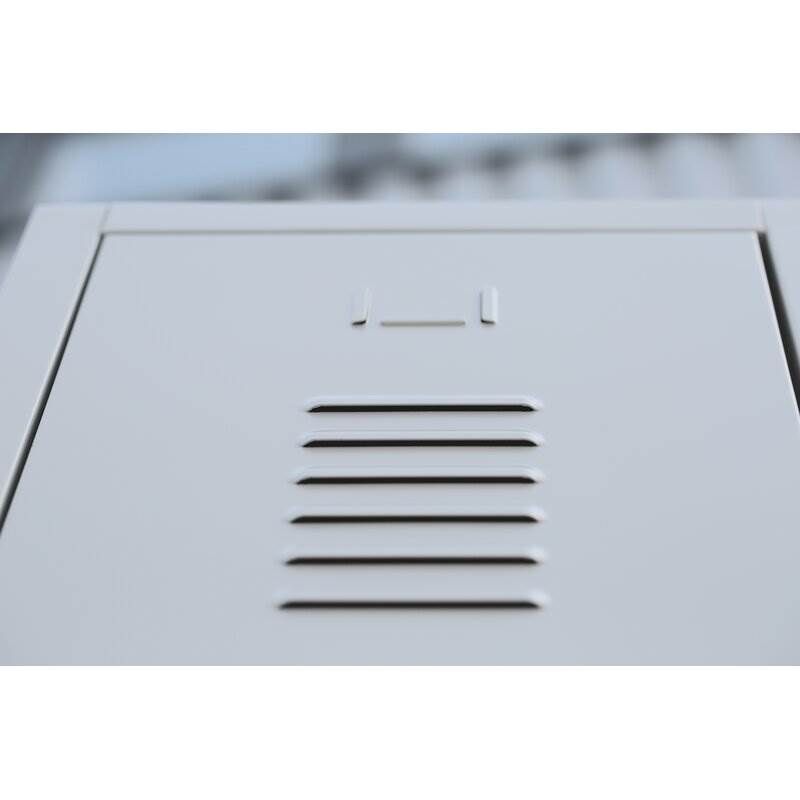 Lüllmann Z Garderobenschrank 6 Abteile 1800 x 1185 x 500 mm in lichtgrau Produktbild Lüllmann Z Garderobenschrank 6 Abteile 1800 x 1185 x 500 mm in lichtgrau bild 5