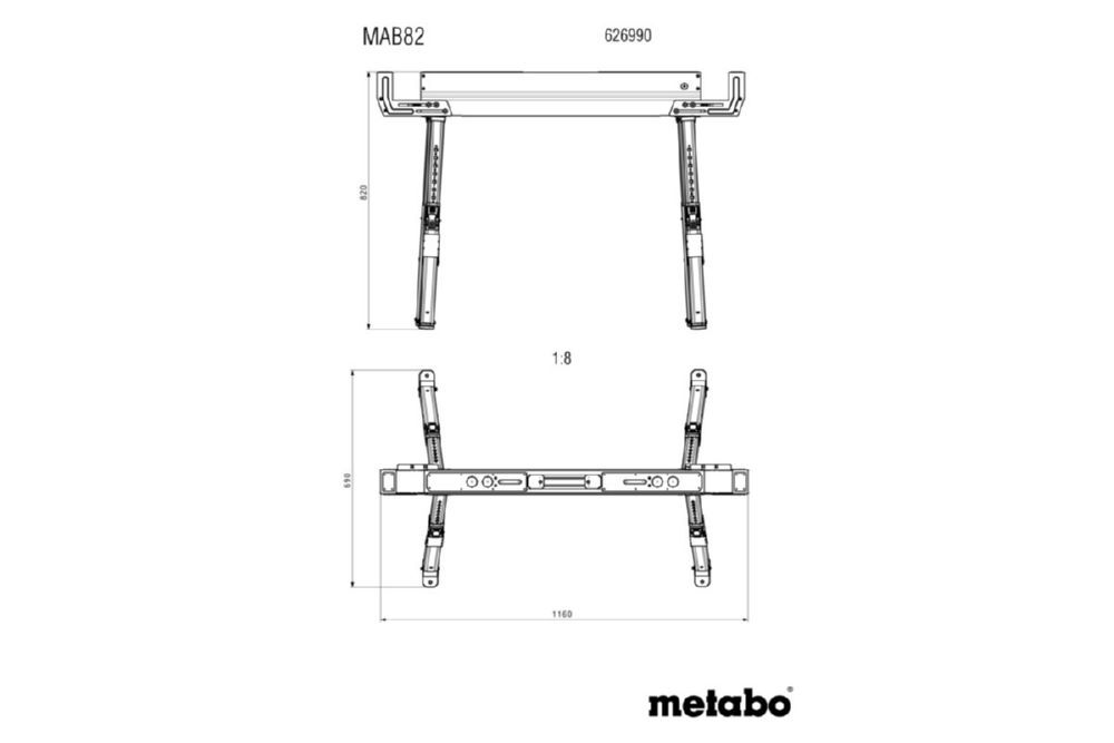 Produktbild Arbeitsbock SET MAB 82 bild 6