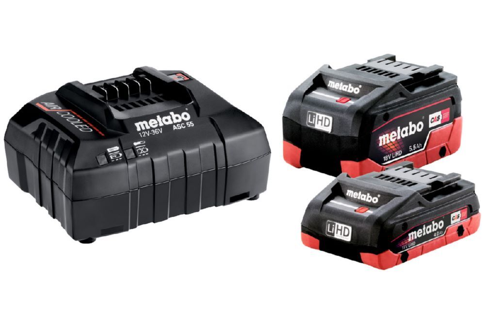 Produktbild Metabo Akku Basic Set LiHD 1 x 4.0 Ah + 1 x 5.5 Ah