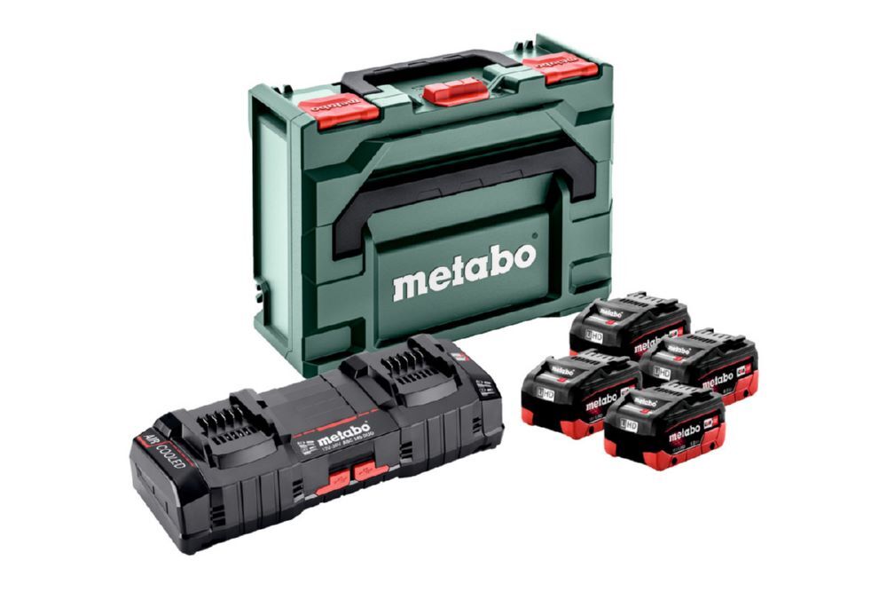 Produktbild Metabo Akku Basic-Set 4x LiHD 8,0Ah ASC 145 DUO + ML