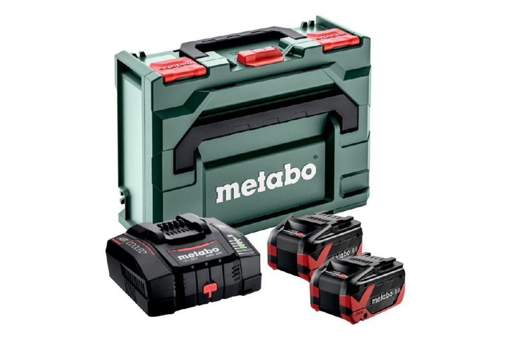 Produktbild Metabo Akku Basic Set 2 x LiHDX 8.0 Ah +mB