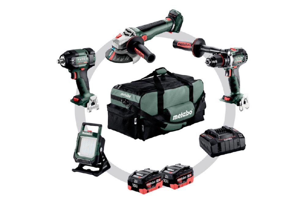 Produktbild Metabo Combo Akku Maschinen Set 4.3.2 18VBS+SSW+WBQ+BSA