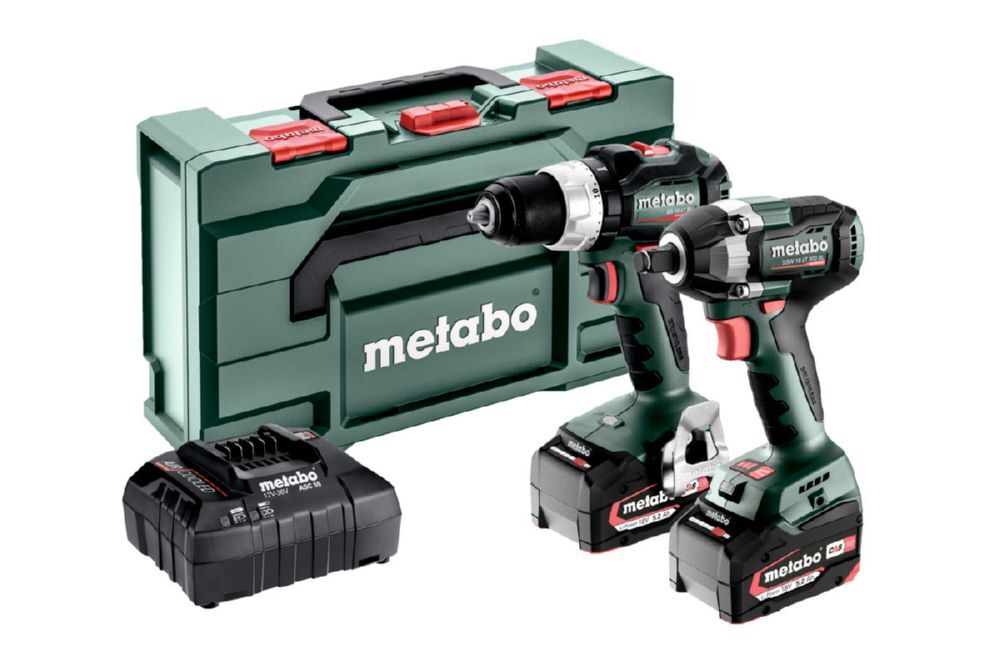 Produktbild Metabo Akku Maschinen Combo Set 2.9.3 18V BSLTBL+SSWLT300BL