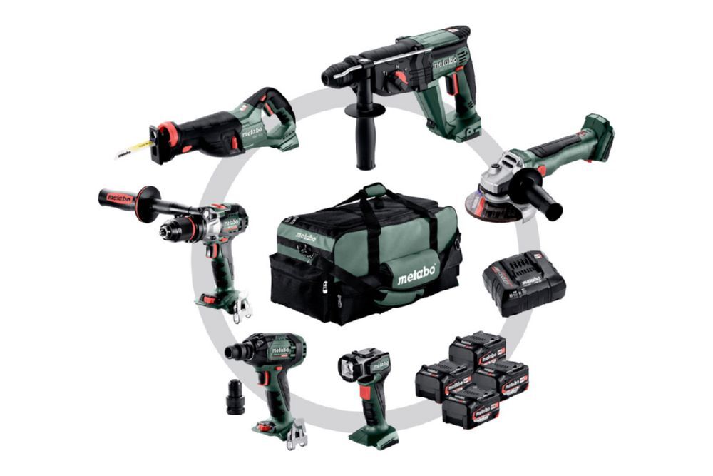 Produktbild Metabo Combo Akku Maschinen Set Bauhandwerk 6.1
