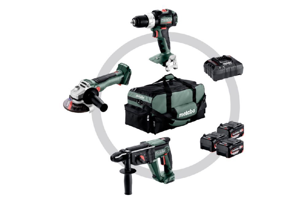 Produktbild Metabo Akku Maschinen Combo Set Bauhandwerk 3.1