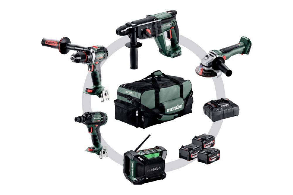 Produktbild Metabo Combo Akku Maschinen Set Bauhandwerk 5.2