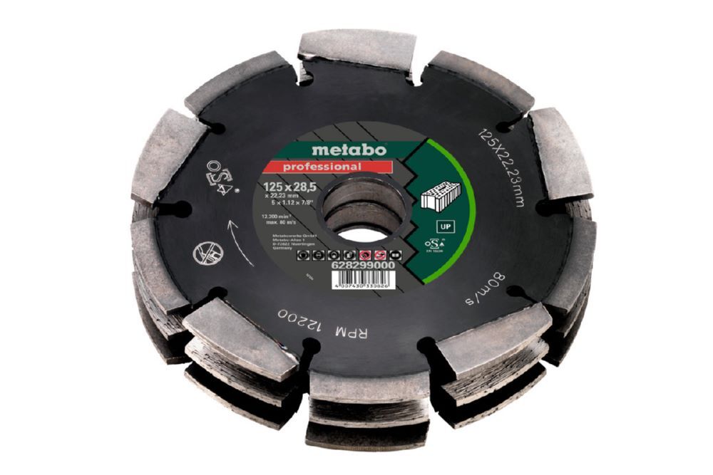 Produktbild Metabo Diamantfrässcheibe UP 125x28x22,23 mm