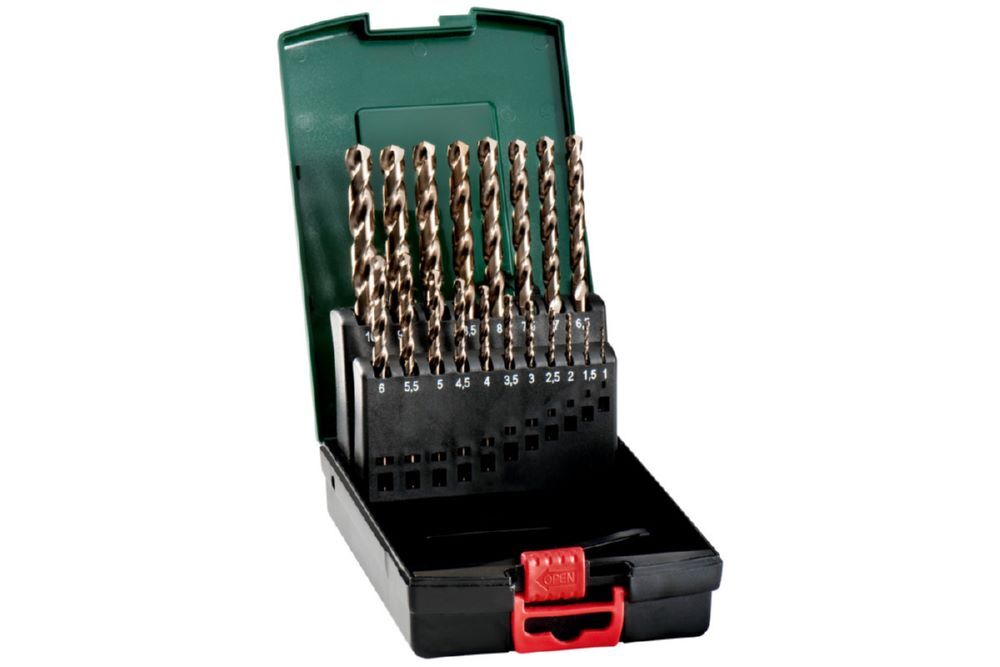 Produktbild Metabo HSS-CO-Bohrerkassette 19 teilig