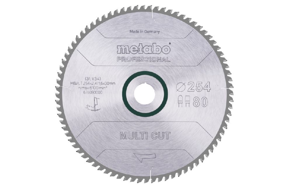 Produktbild Metabo MultiCutProf Kreissäge 254x30 80 FZ/TZ