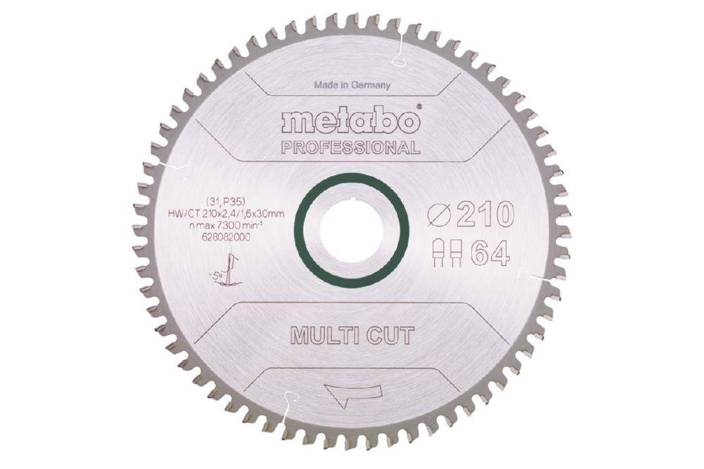 Produktbild Metabo MultiCutProf Kreissägeblatt 210x30 64FZ/TZ