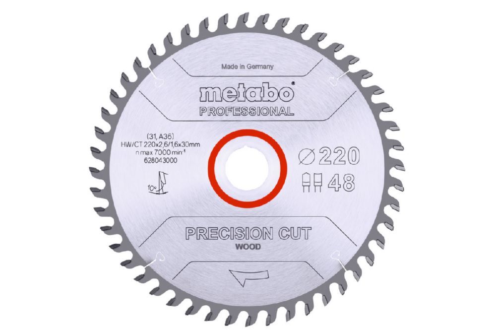 Produktbild Metabo PrecisionCutProf Kreissägeblatt 220x30 48 DZ/HZ