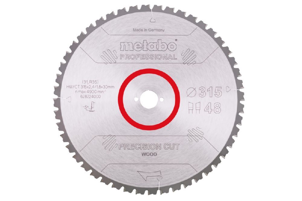 Produktbild Metabo PrecisionCutProf Kreissägeblatt 315x30 48 WZ